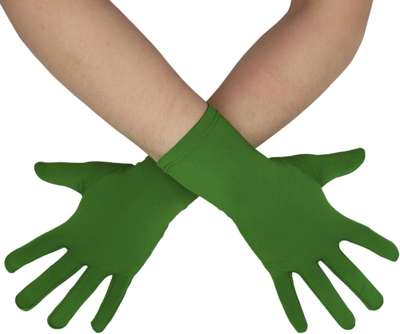 Sheface Stretchy Spandex Costume Gloves - Men's & Women's Banquet Party Wedding Gloves - Image 1